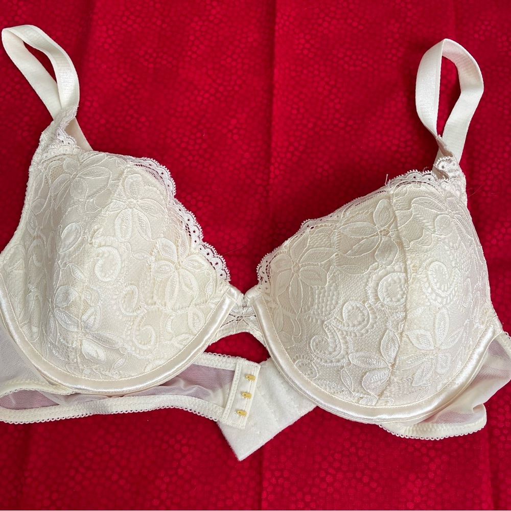 NWOT Wonderbra Satin & Lace pushup bra  38C